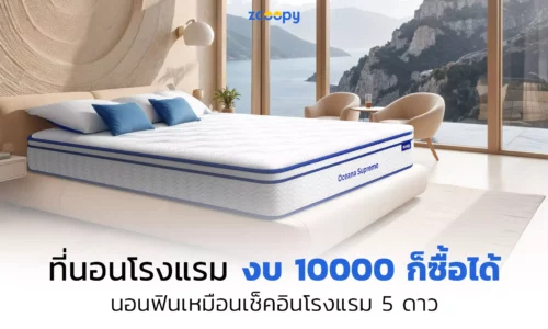 นอนฟินเหมือนเช็คอินโรงแรม 5 ดาว